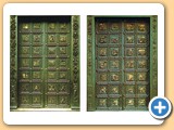 4.2.1-01 Ghiberti-Segundas Puertas del Batisterio de Florencia (a la dcha)-(1ª puerta de Pisano a la izqda)